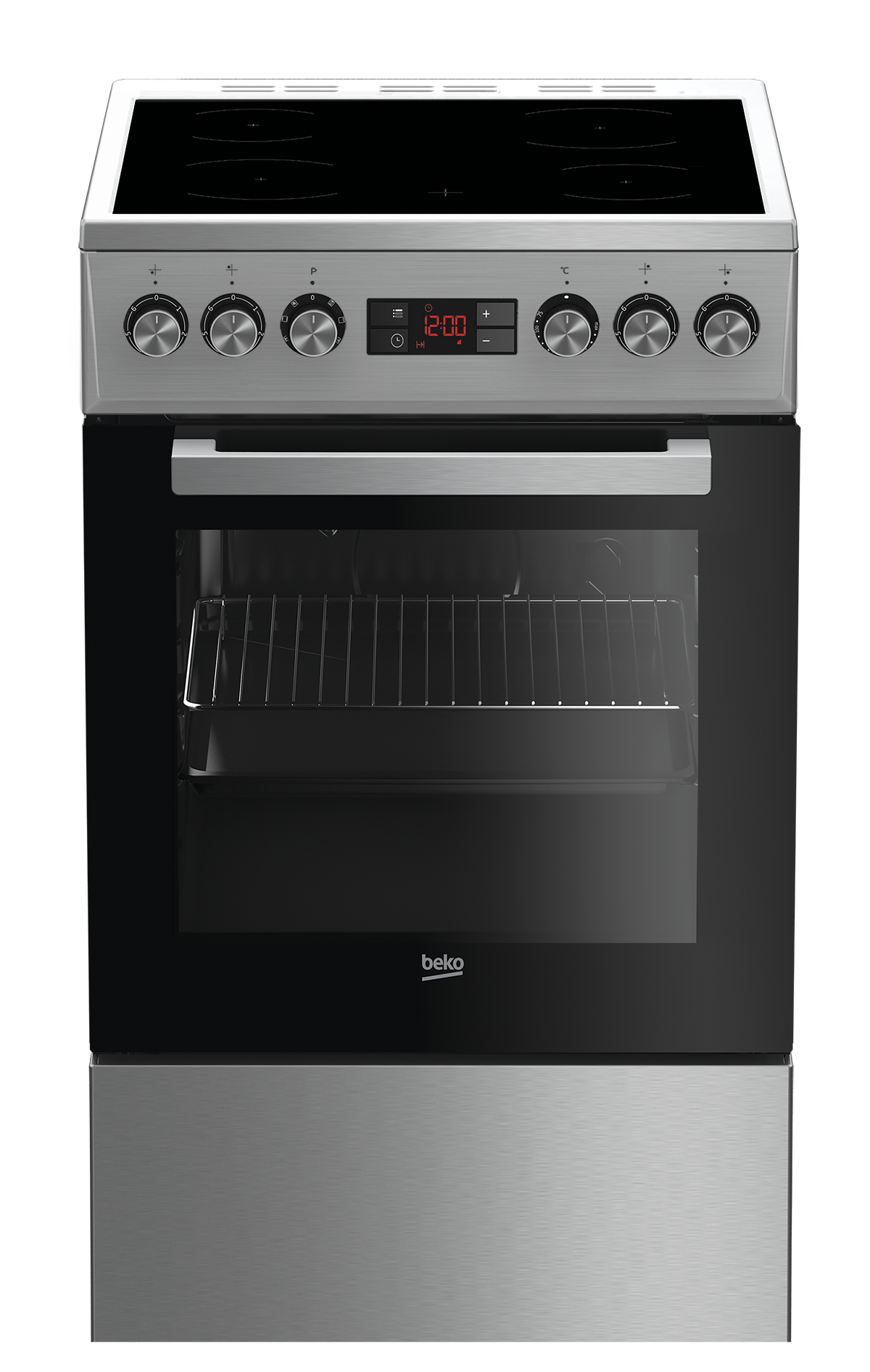 Keraaminen liesi Beko FSM57300GX, 50cm, ruostumaton teräs