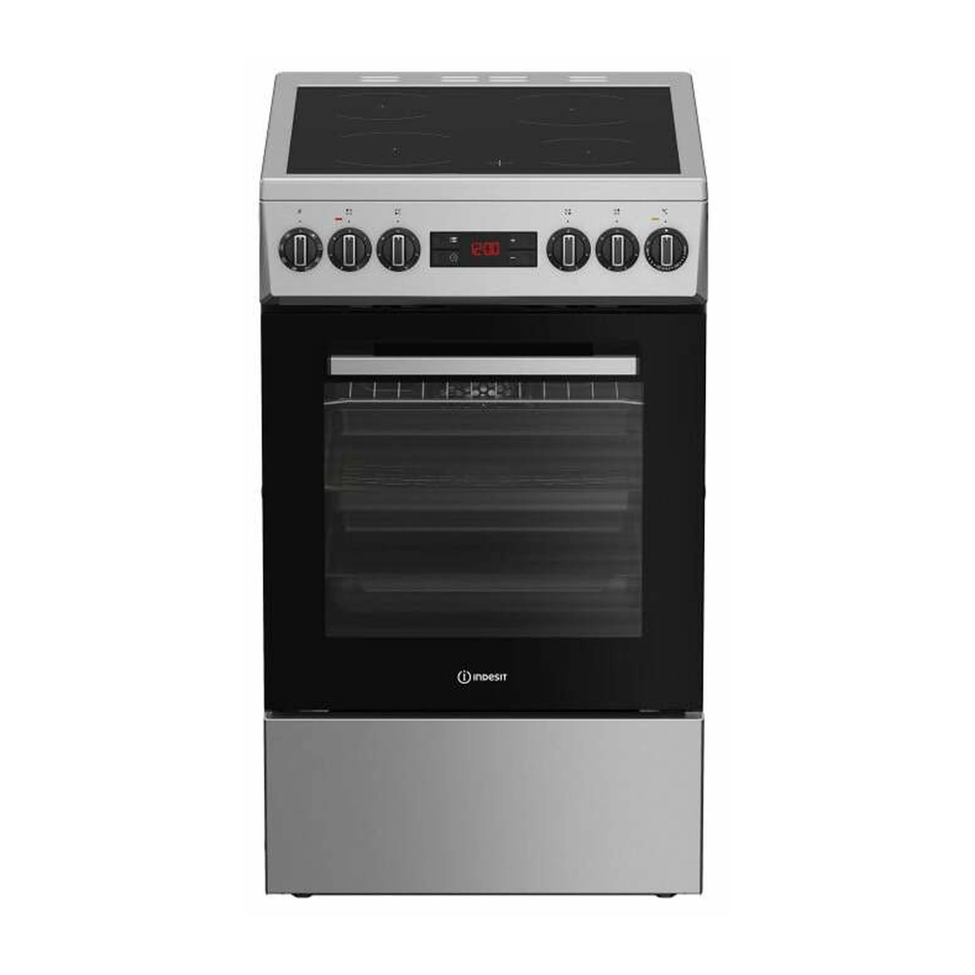 Keraaminen liesi Indesit IS5V8CSXP, 50cm, ruostumaton teräs