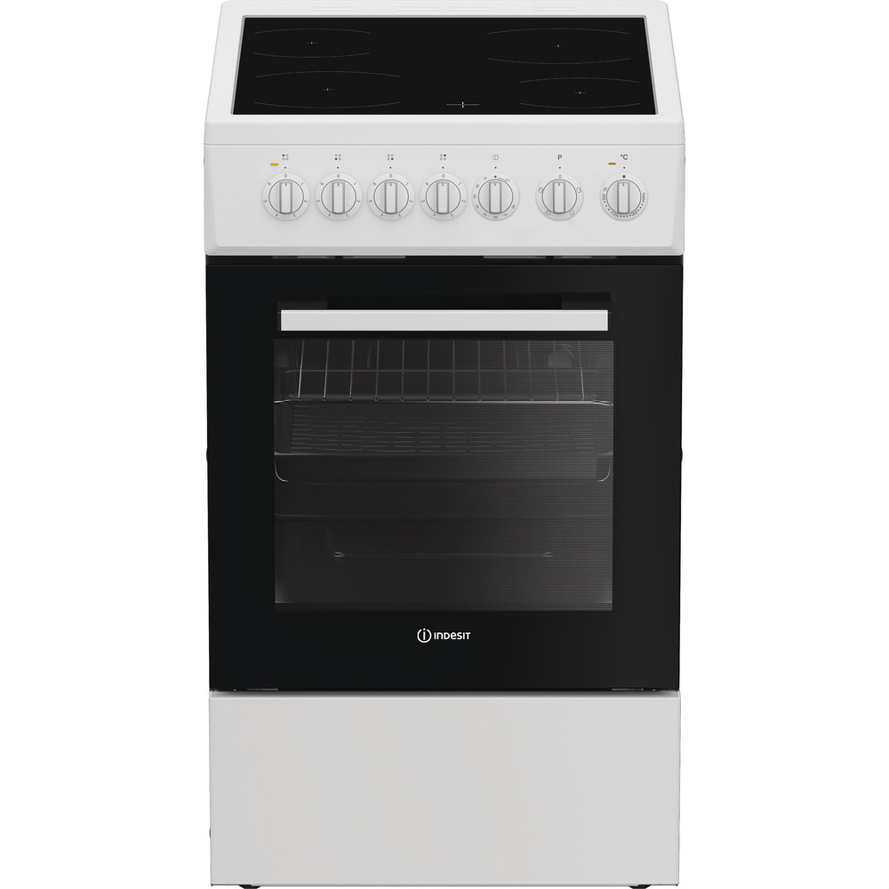 Keraaminen liesi Indesit I5V3PMW, 50cm, valkoinen