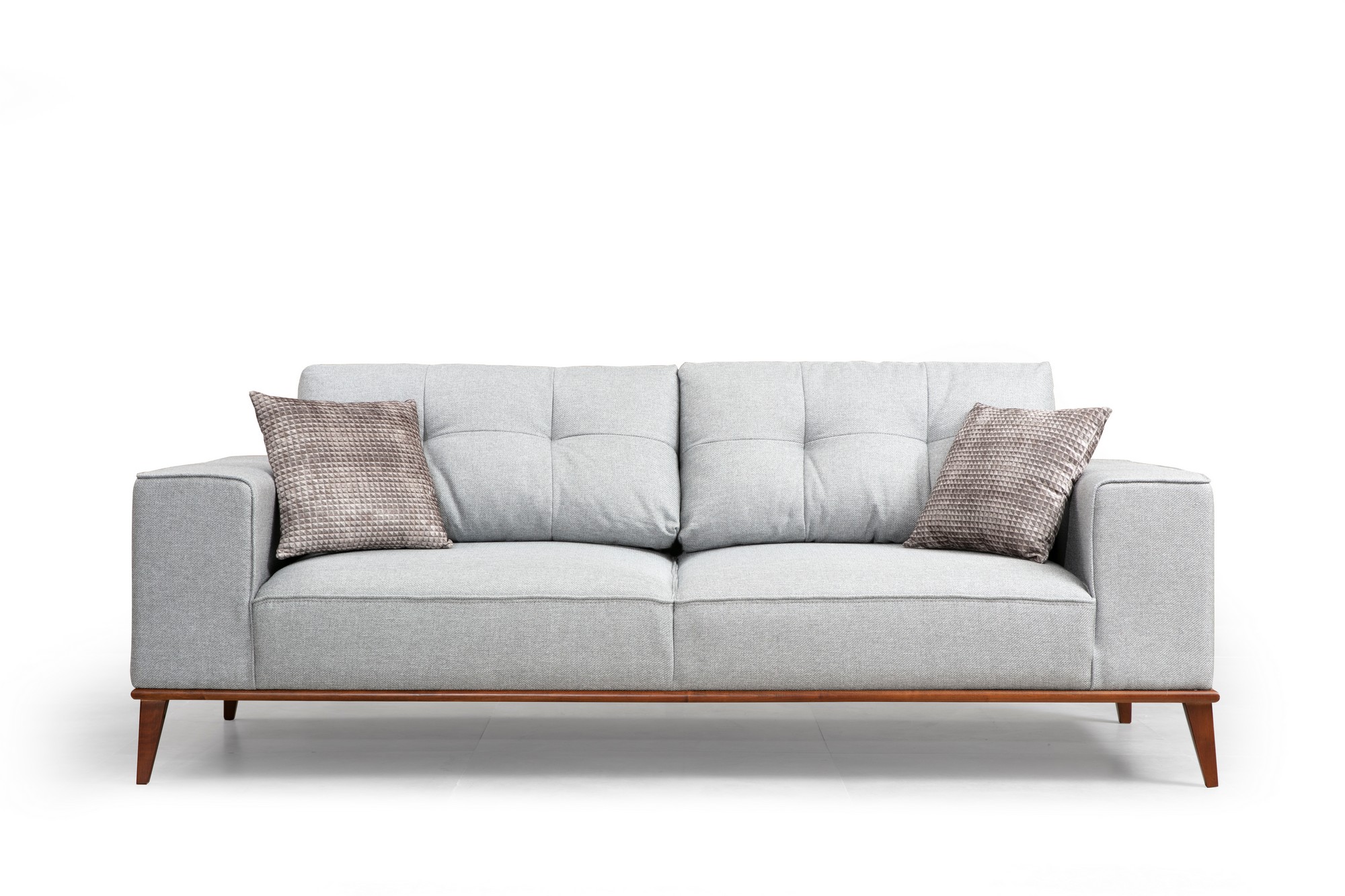 Vuodesohva Valento Furniture Montana, 3-istuttava, vaaleanharmaa