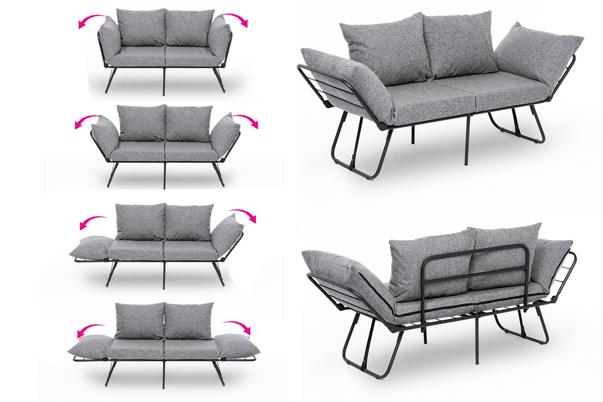 Vuodesohva Valento Furniture Viper, 2:n istuttava