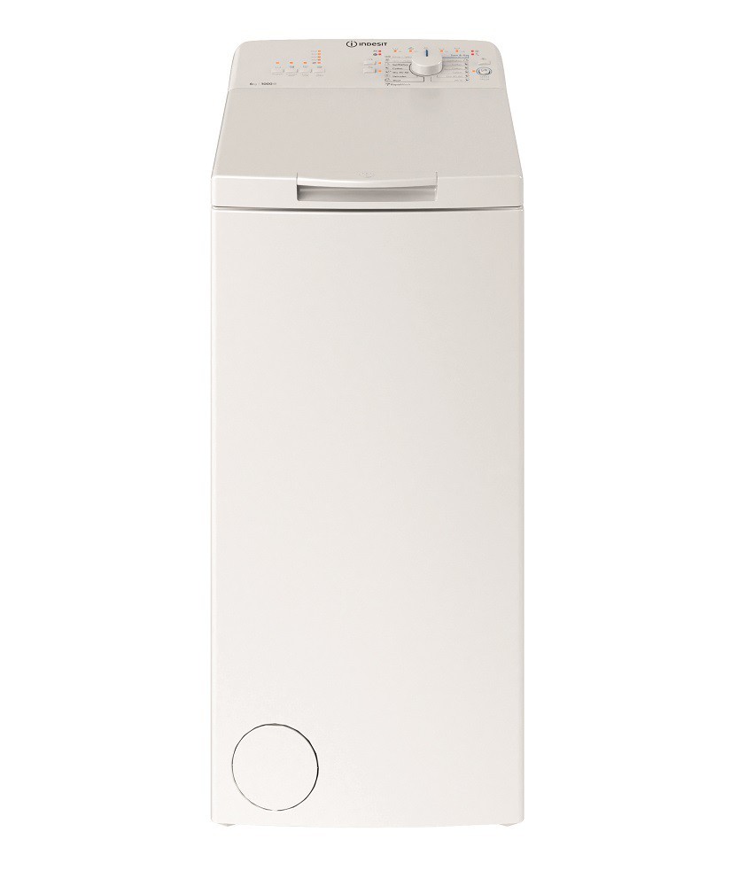 Päältä täytettävä pesukone Indesit BTWL60400EEN, 6kg, 1000rpm