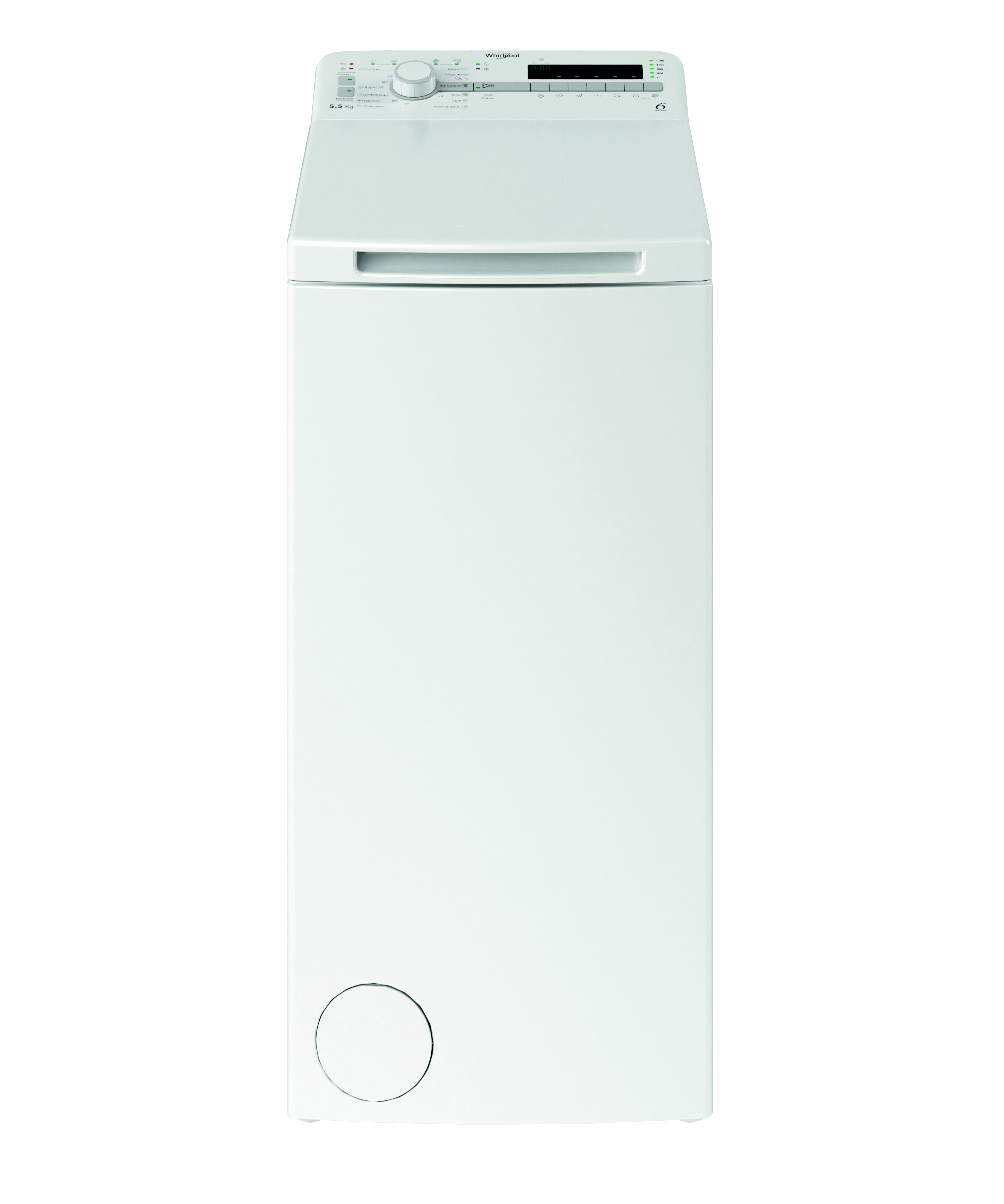 Pyykinpesukone Whirlpool TDLR55140SEU, 5.5kg, 1100rpm