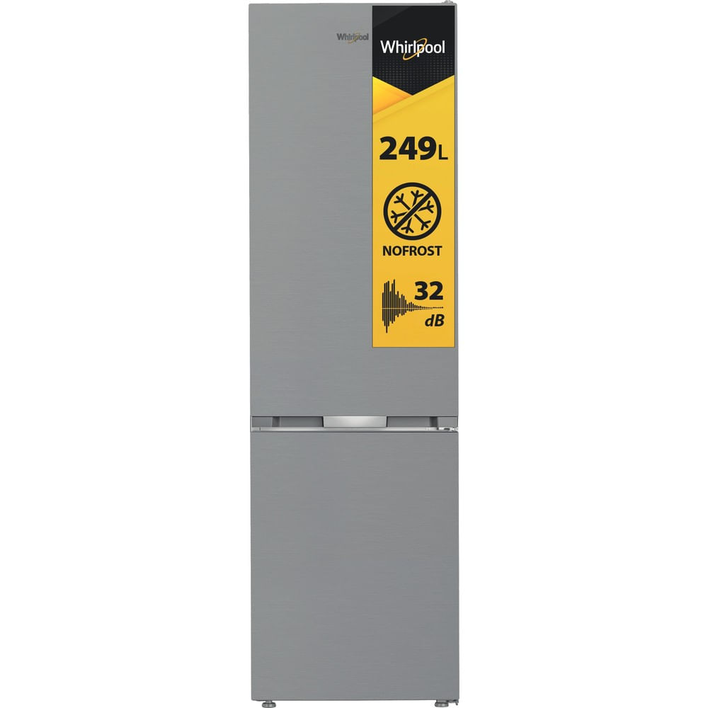 Jääkaappipakastin Whirlpool WHK 25404 XP8E, 60cm, ruostumaton teräs