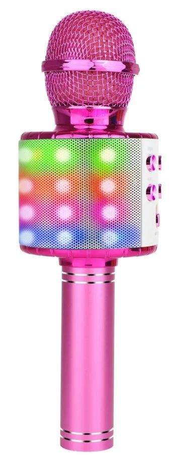 Langaton karaokemikrofoni Manta, LED-valoilla