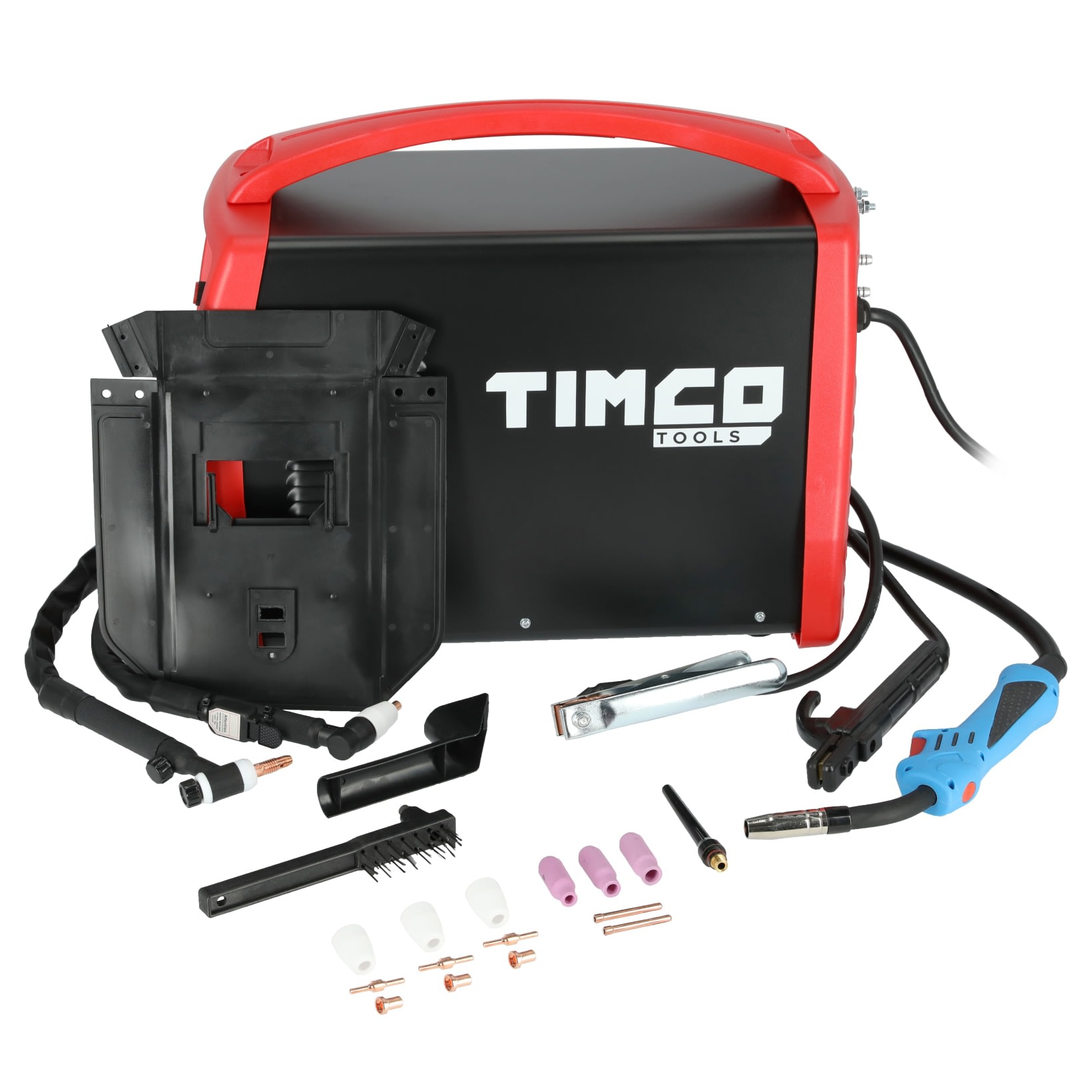 MIG-, TIG- ja puikkohitsauskone sekä plasmaleikkuri Timco MMA200PTMIG, 200 A