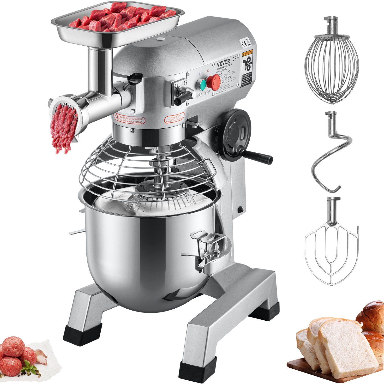 Yleiskone North Craft Commercial, 1100W, Ruostumaton teräs, hopea