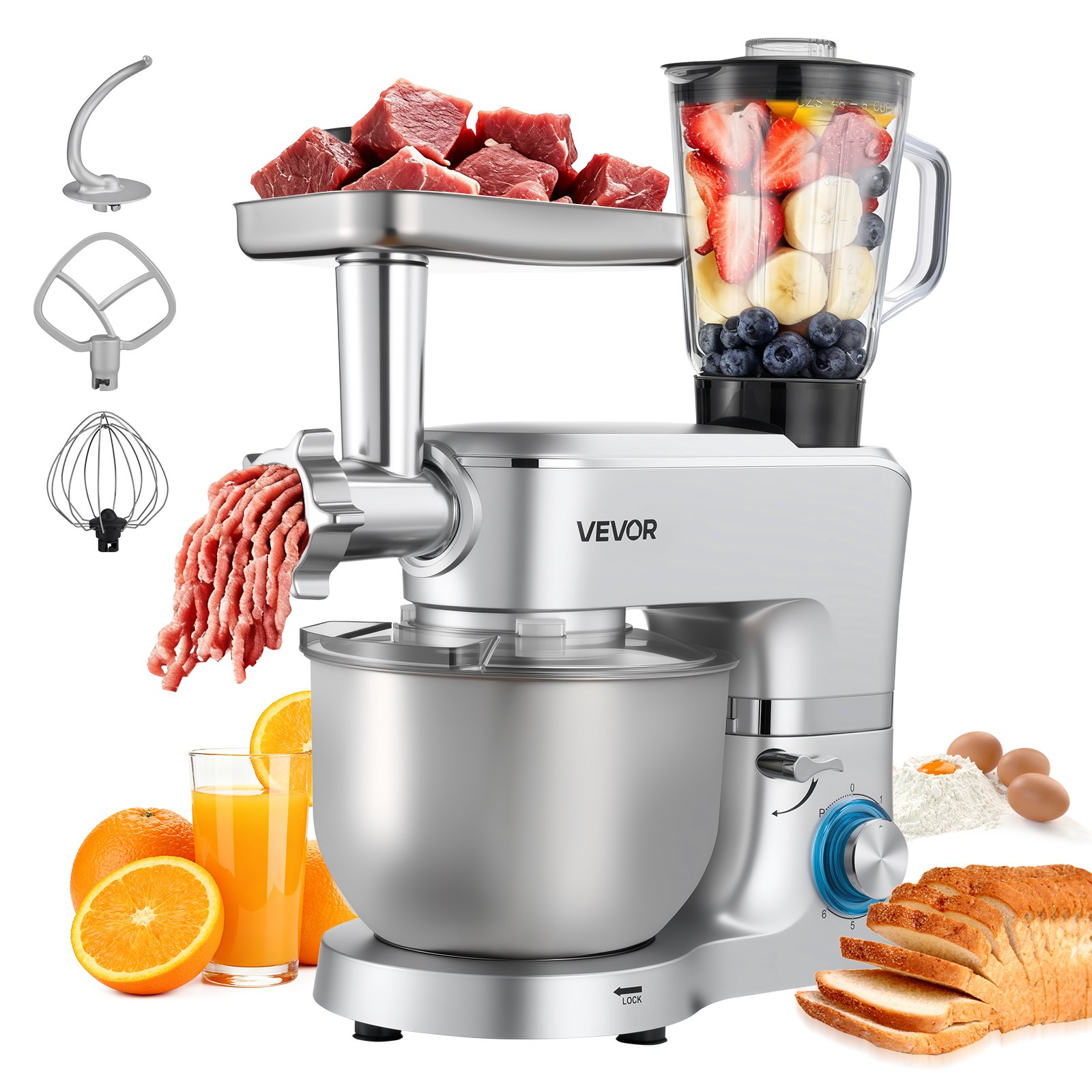 Yleiskone North Craft SM-1503BM, 6L, Ruostumaton Teräs, Hopea