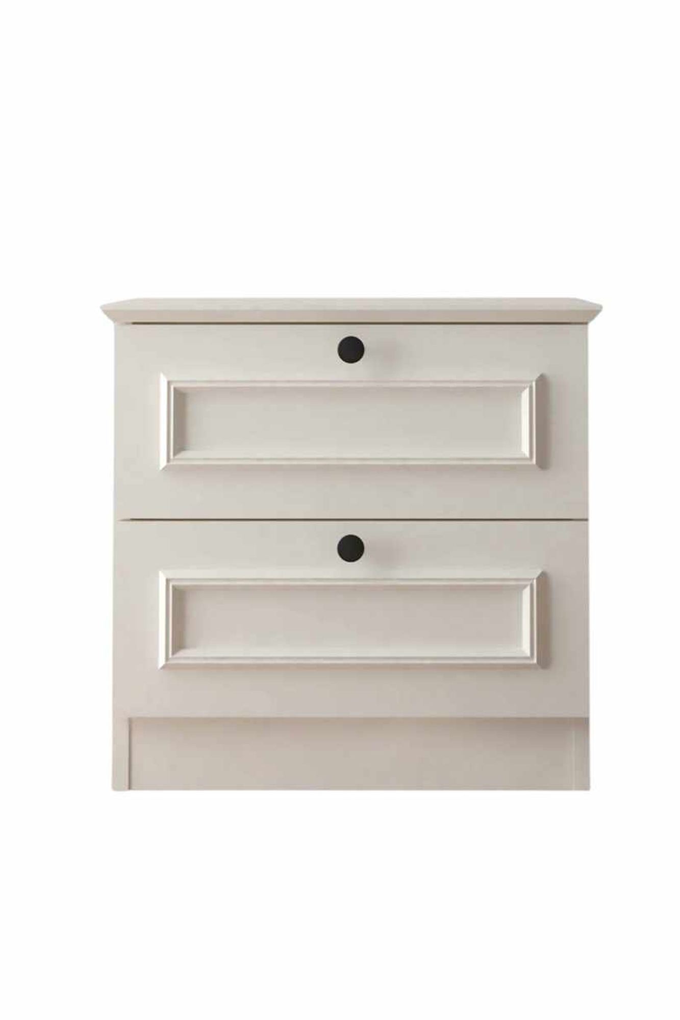 Yöpöytä Valento Furniture Mira, 52x51x43cm, Valkoinen