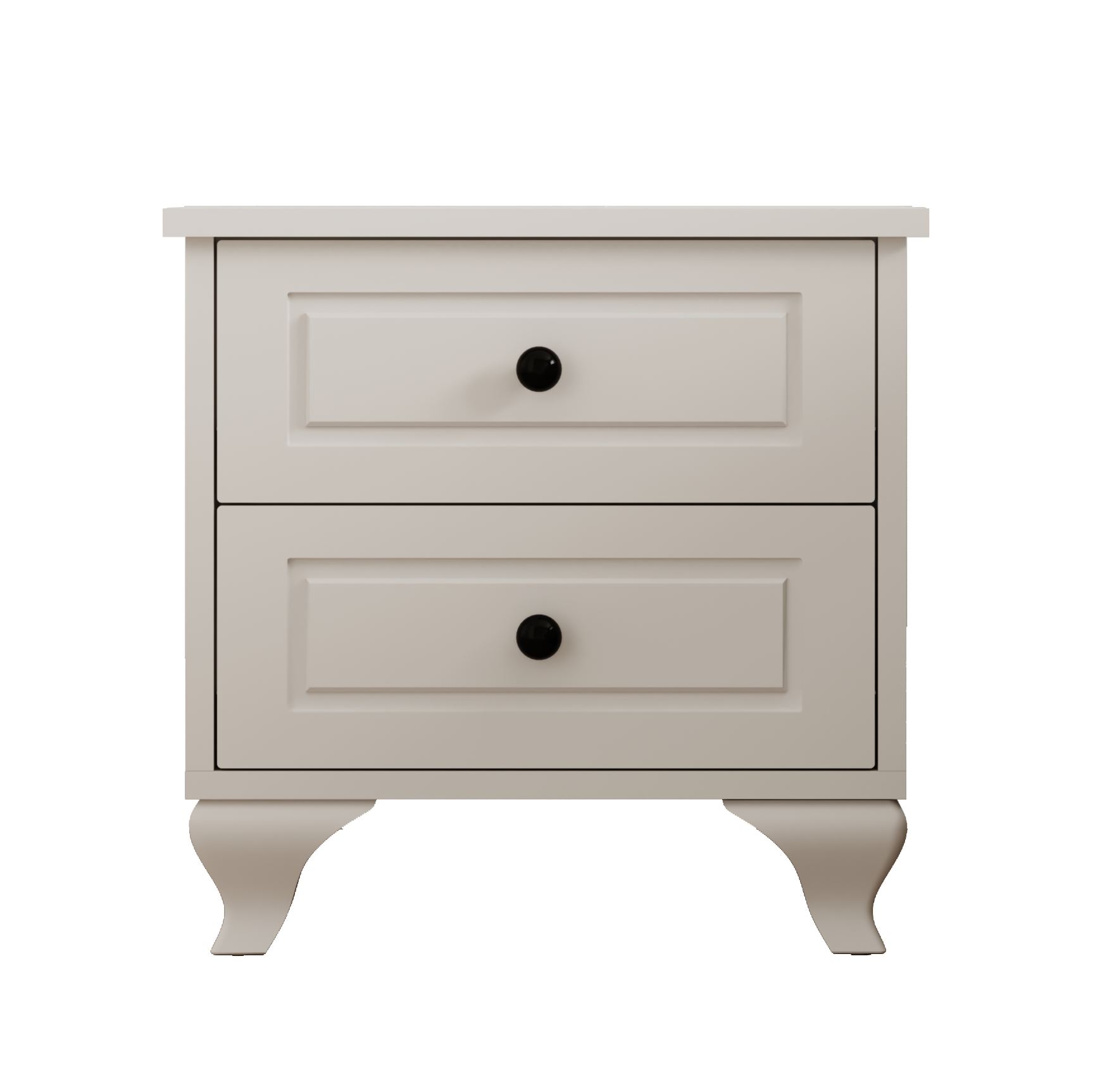 Yöpöytä Valento Furniture Rb-058, 40x45cm, mattavalkoinen